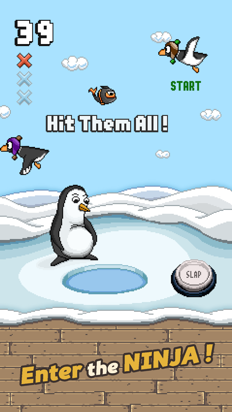 Slapping Penguin — Ninja Mode